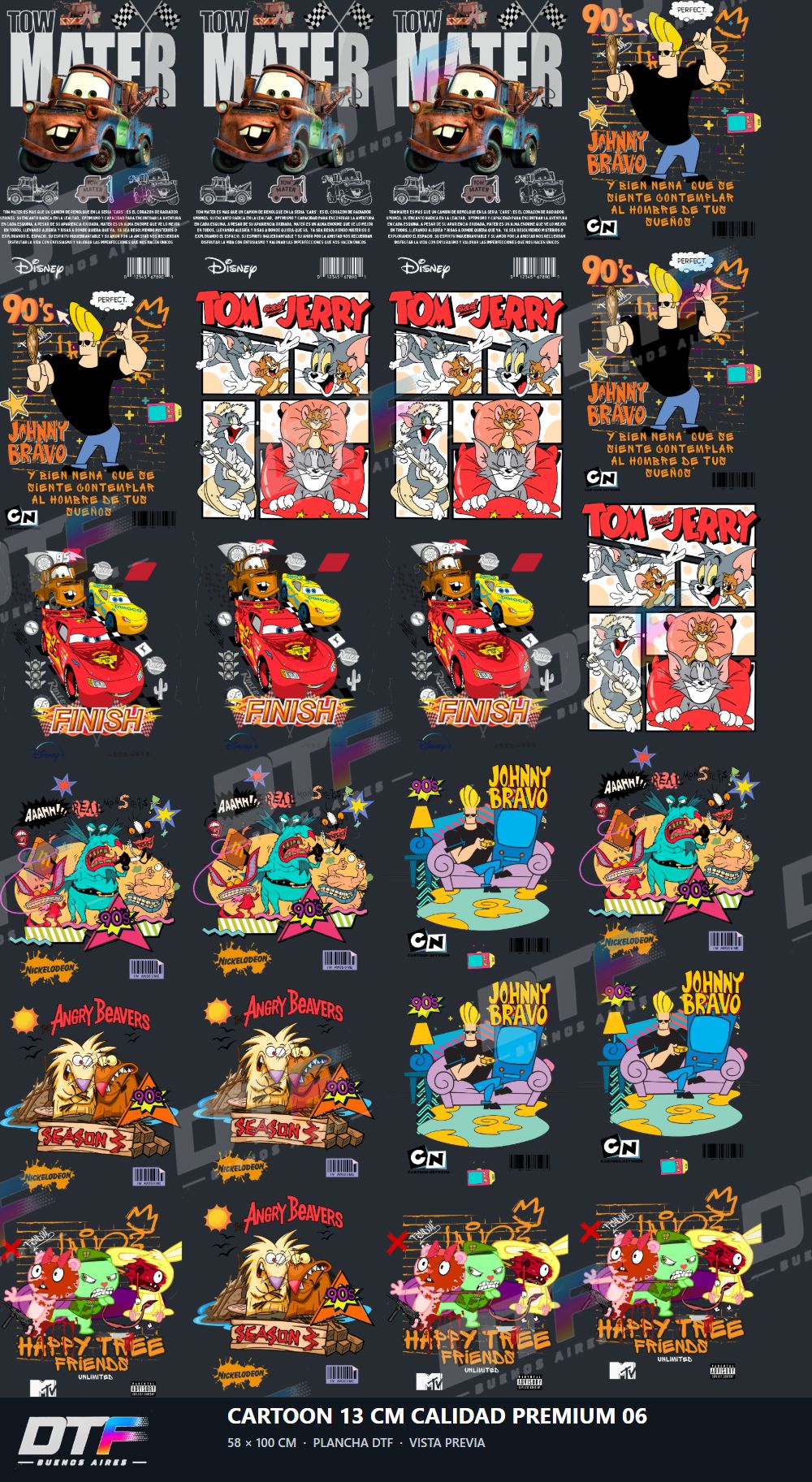 Cartoon Calidad Premium 003